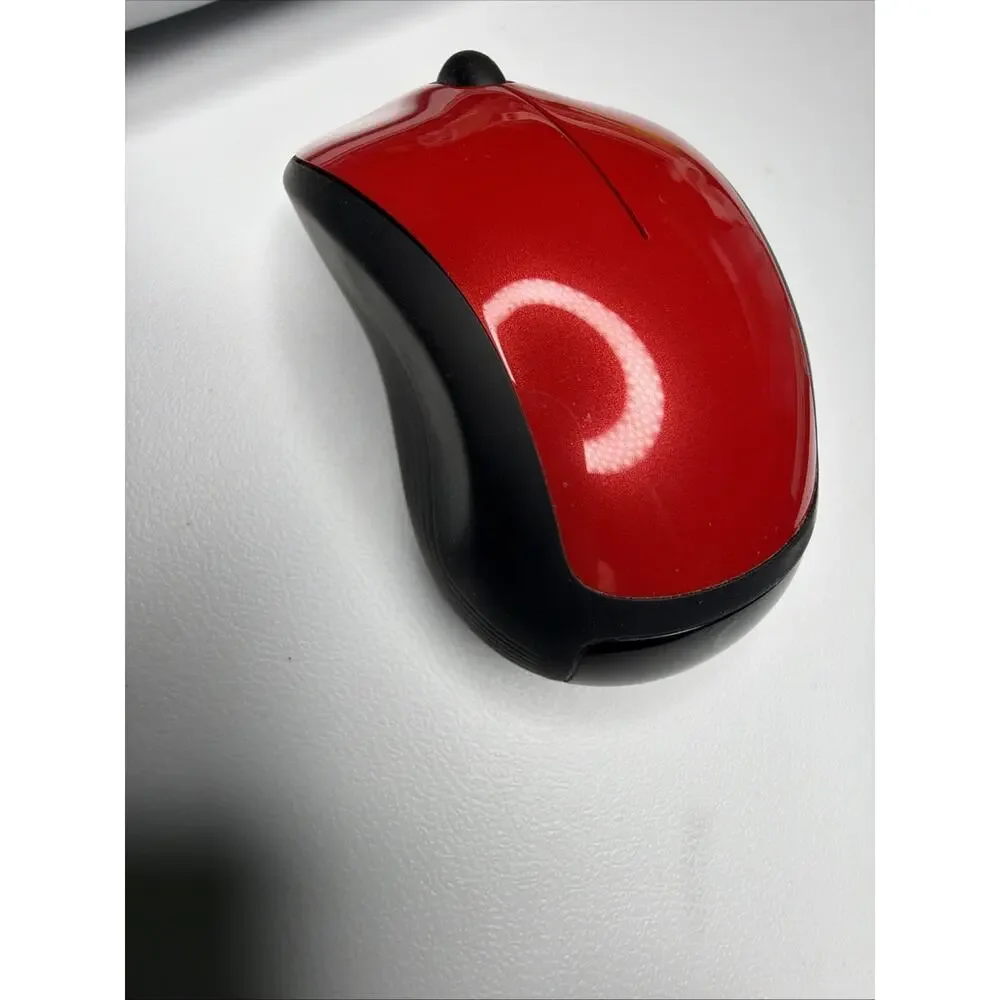 Logitech K520 Wireless Keyboard W/ USB Unifying Receiver & Mouse Red M310
